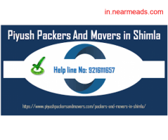Packers and Movers Shimla Piyush International Packers and Movers Shimla