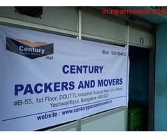 Packers and Movers Bangalore Century Packers and Movers – Best Shifting Solutions in Bangalore